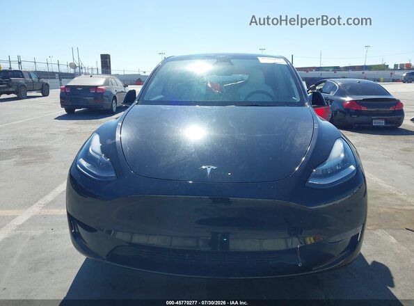 7SAYGDED7SF231017 2025 TESLA MODEL Y Black Widok zestawu wskaźników