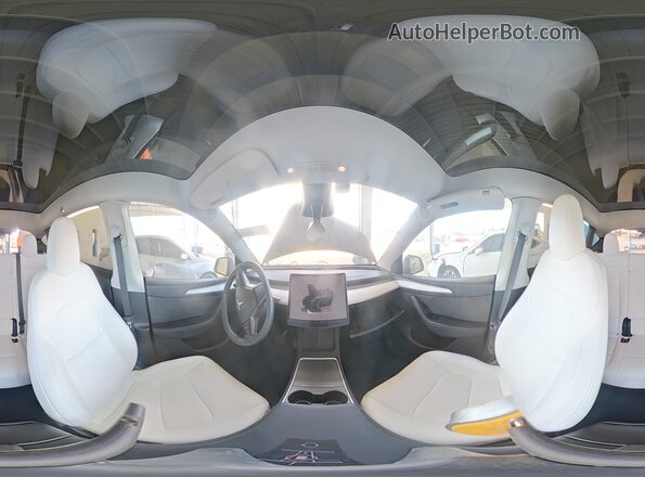 7SAYGDED8PF942104 2023 TESLA MODEL Серый Вид наклейки с VIN-кодом