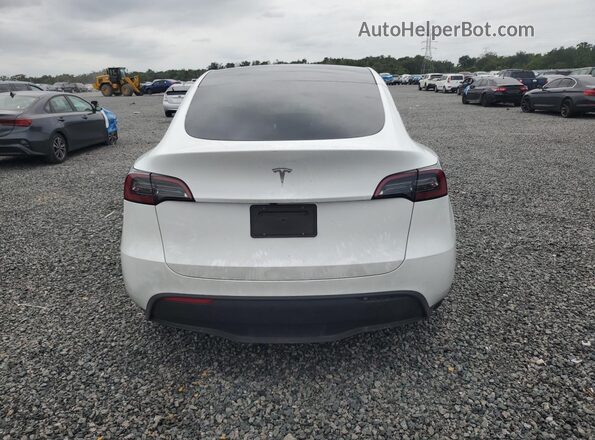 7SAYGDED8RF123807 2024 TESLA MODEL White Вид ззаду