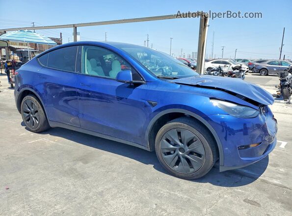7SAYGDED8RF153681 2024 TESLA MODEL Blue Przód prawy