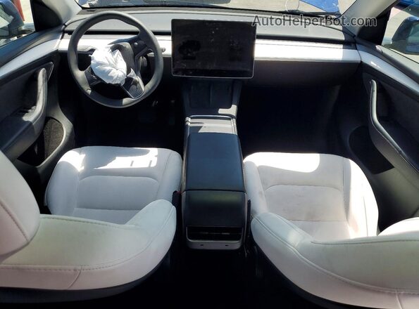 7SAYGDED8RF153681 2024 TESLA MODEL Blue Widok deski rozdzielczej
