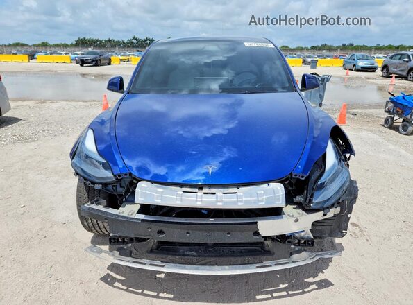 7SAYGDED8RF184090 2024 TESLA MODEL Blue Front view