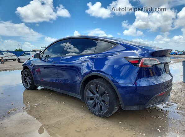 7SAYGDED8RF184090 2024 TESLA MODEL Blue Rear left
