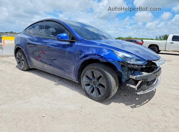7SAYGDED8RF184090 2024 TESLA MODEL Blue Front right