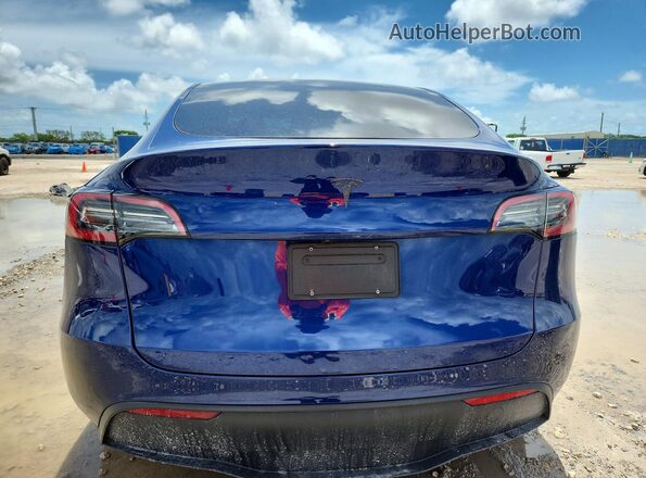 7SAYGDED8RF184090 2024 TESLA MODEL Blue Rear view