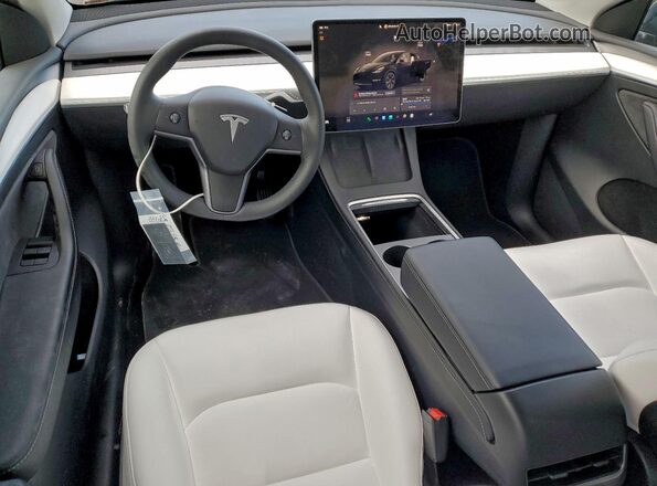 7SAYGDED8RF230355 2024 TESLA MODEL Black წინა პანელის ხედი