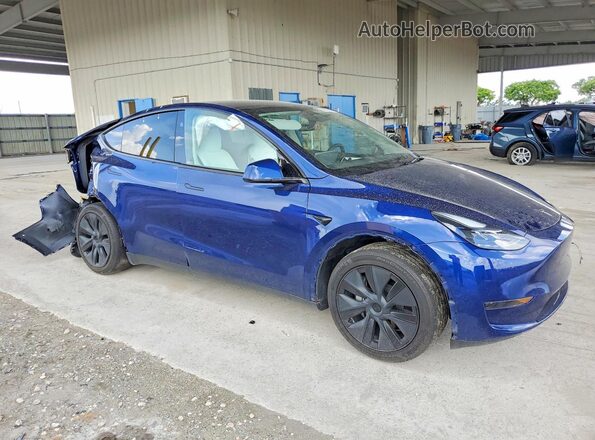 7SAYGDED8SF234606 2025 TESLA MODEL Blue Front right