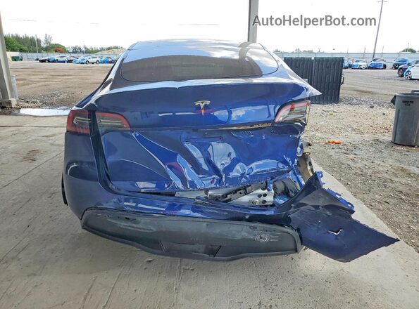 7SAYGDED8SF234606 2025 TESLA MODEL Blue Rear view