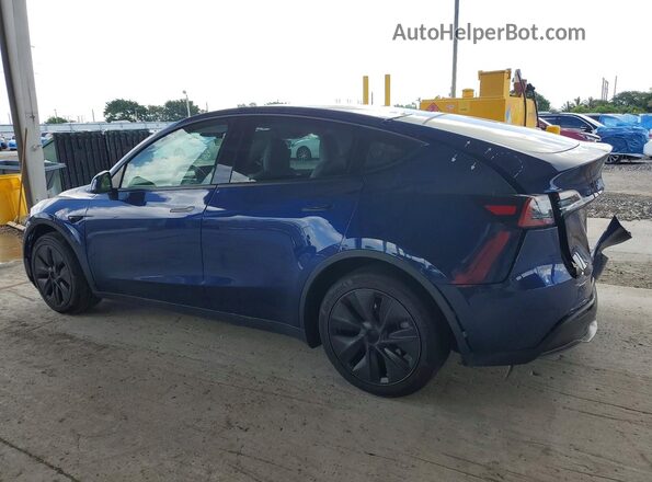 7SAYGDED8SF234606 2025 TESLA MODEL Blue Rear left