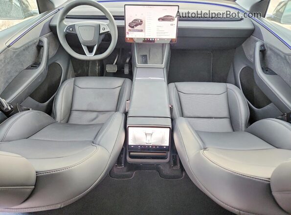 7SAYGDED8TA454679 2026 TESLA MODEL Black Dashboard view
