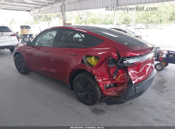 7SAYGDED8TA654123 2026 TESLA MODEL Y Красный Задняя левая четверть
