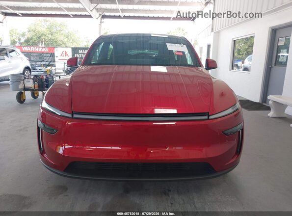 7SAYGDED8TA654123 2026 TESLA MODEL Y Красный Вид щитка приборов