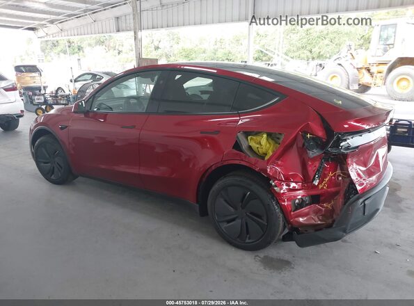7SAYGDED8TA654123 2026 TESLA MODEL Y Красный Панорамный вид салона 360°