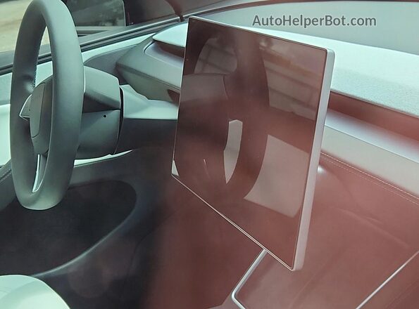 7SAYGDED8TF613722 2026 TESLA MODEL Red Widok zestawu wskaźników
