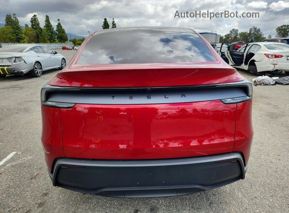 7SAYGDED8TF613722 2026 TESLA MODEL Red Widok z tyłu