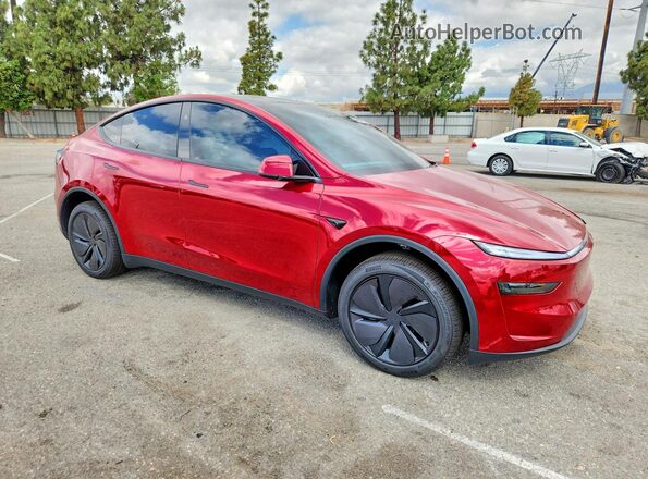 7SAYGDED8TF613722 2026 TESLA MODEL Red Przód prawy
