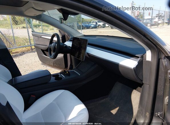 7SAYGDED9PF948106 2023 TESLA MODEL Y Gray Սալոնի դիմացի տեսք