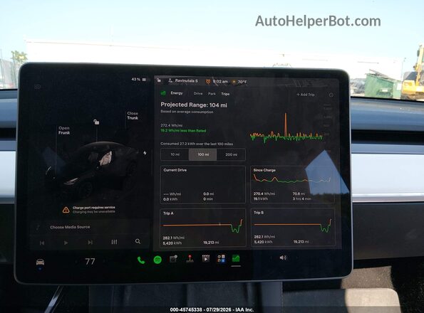7SAYGDED9PF948106 2023 TESLA MODEL Y Gray Հետևի նստատեղերի տեսք