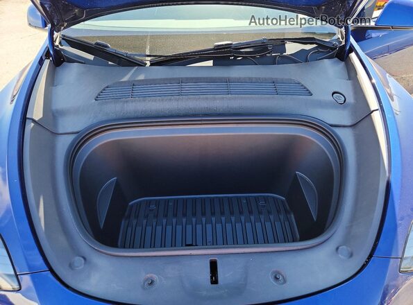 7SAYGDED9RF047465 2024 TESLA MODEL Blue Вид підкапотного простору