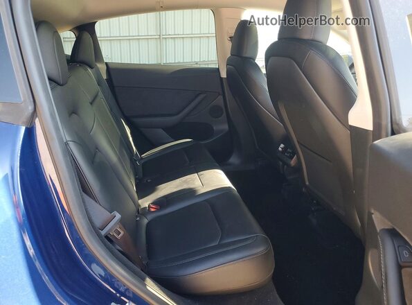 7SAYGDEDXPF960507 2023 TESLA MODEL Blue უკანა სალონის ხედი