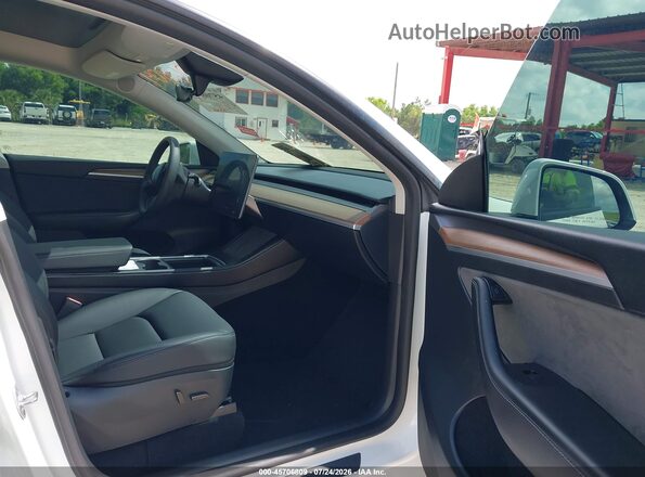 7SAYGDEDXRF097291 2024 TESLA MODEL Y White Սալոնի դիմացի տեսք