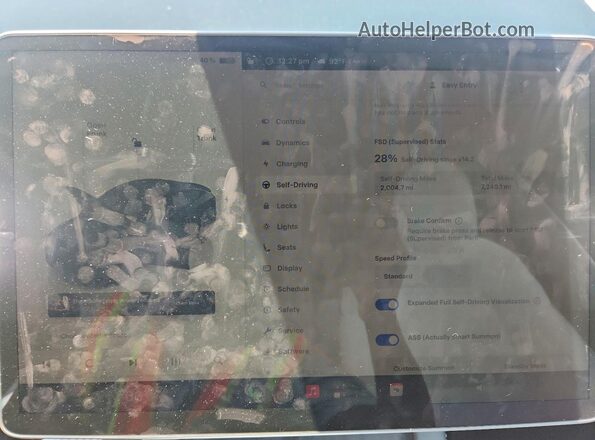 7SAYGDEDXRF103672 2024 TESLA MODEL Черный Вид щитка приборов