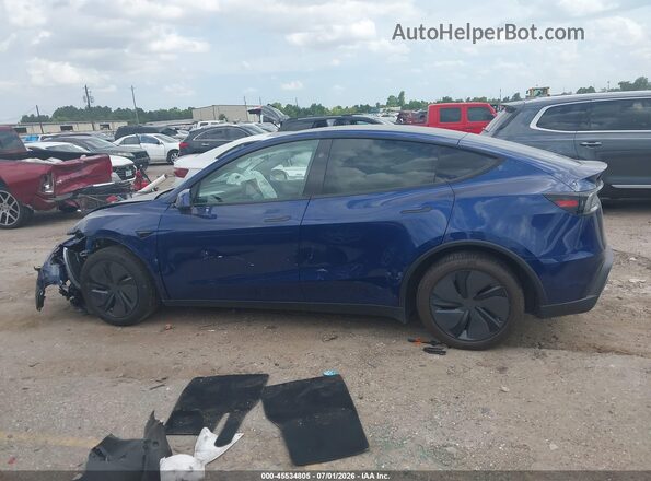 7SAYGDEDXTA470852 2026 TESLA MODEL Y Blue Instrument cluster view
