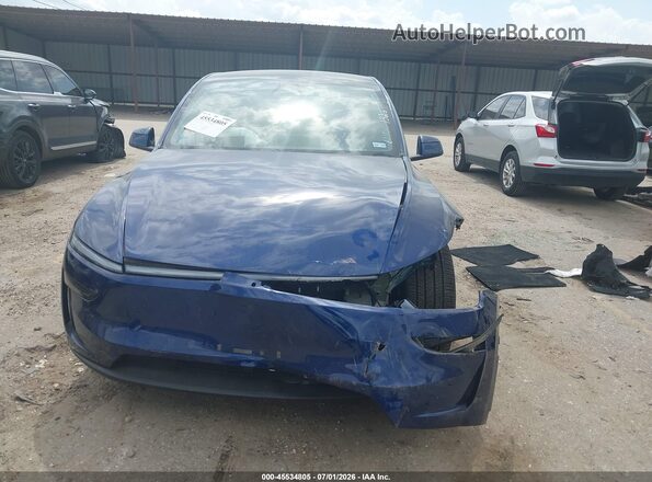 7SAYGDEDXTA470852 2026 TESLA MODEL Y Blue Rear view