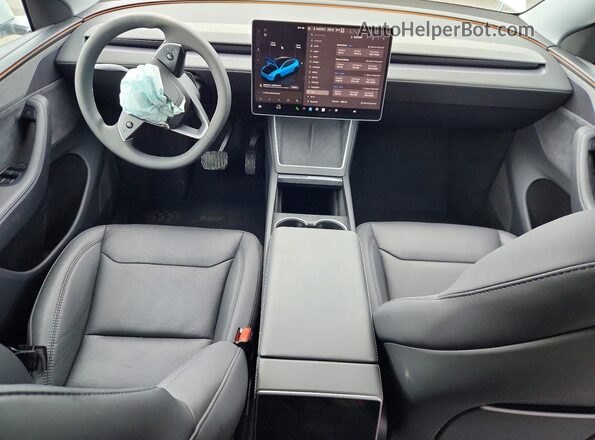 7SAYGDEDXTA500576 2026 TESLA MODEL White წინა პანელის ხედი