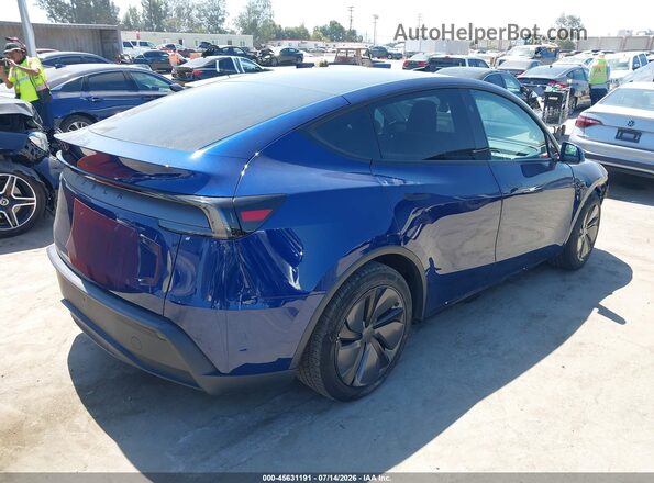 7SAYGDEDXTF392866 2026 TESLA MODEL Y Blue Rear right