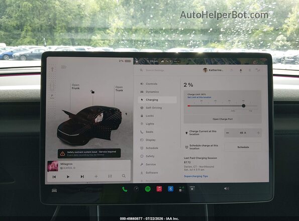 7SAYGDEDXTF548193 2026 TESLA MODEL Y Серый 