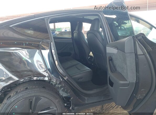 7SAYGDEDXTF646138 2026 TESLA MODEL Y Black Vista de la etiqueta del VIN