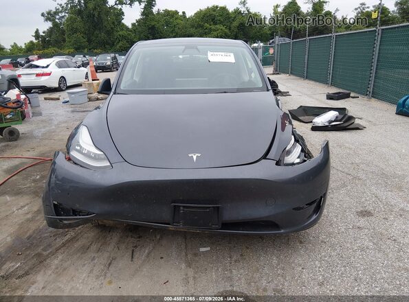 7SAYGDEE0NF370919 2022 TESLA MODEL Y Gray Instrument cluster view