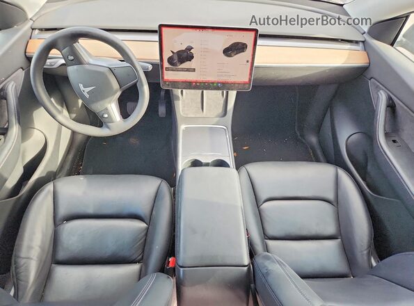 7SAYGDEE0NF426518 2022 TESLA MODEL Black Vista del salpicadero