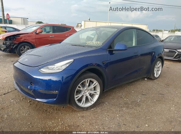 7SAYGDEE0PA060317 2023 TESLA MODEL Y Синий Передняя левая четверть