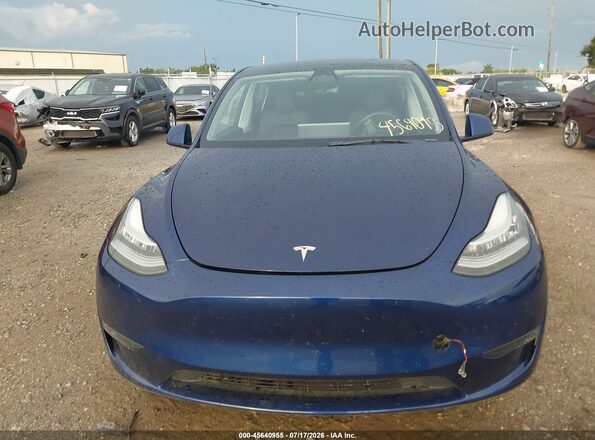 7SAYGDEE0PA060317 2023 TESLA MODEL Y Синий Вид панели приборов