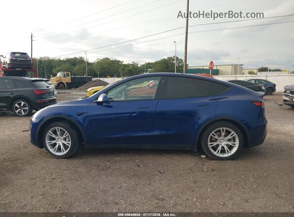 7SAYGDEE0PA060317 2023 TESLA MODEL Y Синий Вид задней части салона
