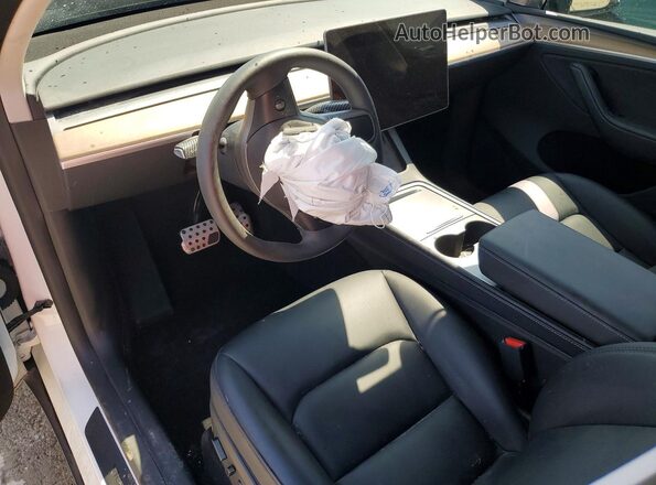 7SAYGDEE0PA153337 2023 TESLA MODEL White წინა პანელის ხედი