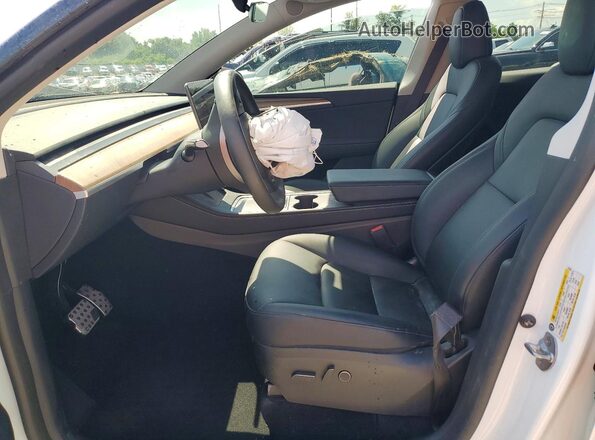 7SAYGDEE0PA153337 2023 TESLA MODEL White წინა სალონის ხედი