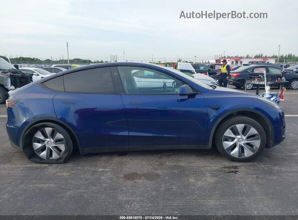 7SAYGDEE0PA206991 2023 TESLA MODEL Y Синий Вид панели приборов