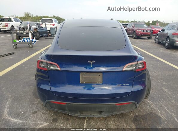 7SAYGDEE0PA206991 2023 TESLA MODEL Y Синий Панорамный вид салона 360°