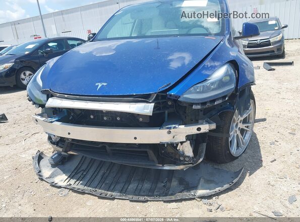 7SAYGDEE0RA251903 2024 TESLA MODEL Y Blue Դիմացի տեսք