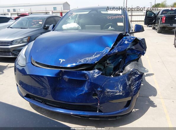 7SAYGDEE0RA313168 2024 TESLA MODEL Y Синий Вид задней части салона