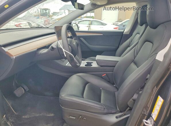 7SAYGDEE0RF024973 2024 TESLA MODEL Gray წინა სალონის ხედი