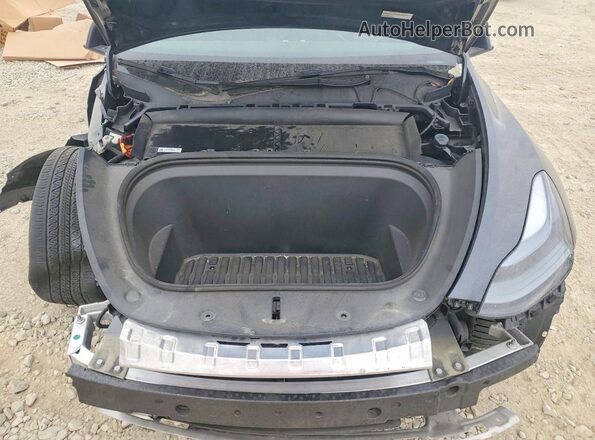 7SAYGDEE0RF158429 2024 TESLA MODEL Gray Вид підкапотного простору