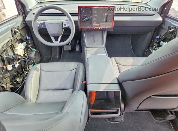 7SAYGDEE0TA382188 2026 TESLA MODEL Gray Dashboard view