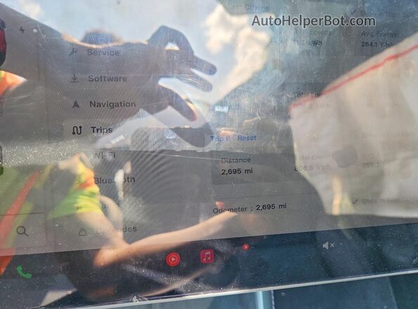 7SAYGDEE0TA650091 2026 TESLA MODEL Black Սարքավորումների վահանակի տեսք