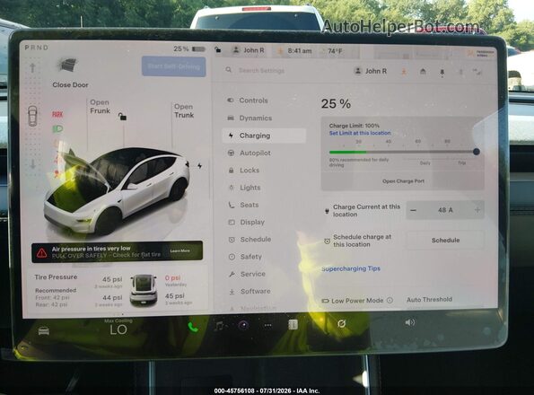 7SAYGDEE0TF557333 2026 TESLA MODEL Y White 