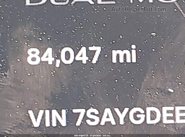 7SAYGDEE1NF407833 2022 TESLA MODEL Y Белый Вид щитка приборов