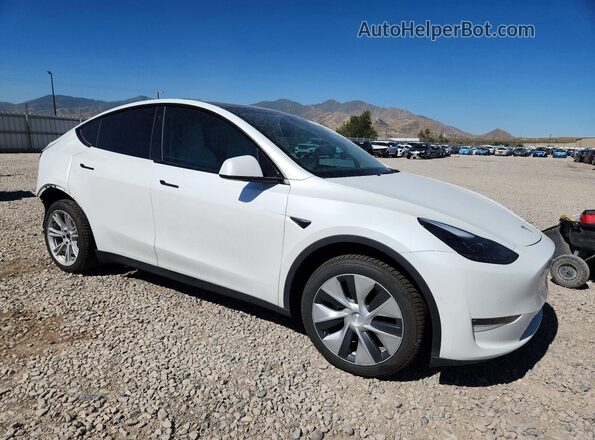 7SAYGDEE1NF523145 2022 TESLA MODEL Белый Передняя правая четверть